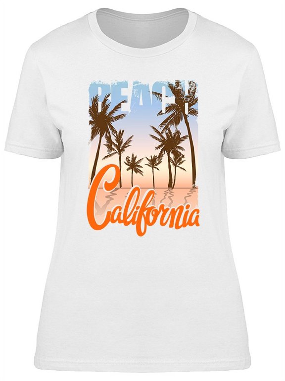 Sunset Pic California Beach T-Shirt Women -Image by Shutterstock, Female Large