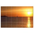 thumbnail image 1 of Sunset Picture Ceramic Tile Mural Kitchen Backsplash Bathroom Shower, 405943-M64, 1 of 3