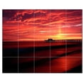 thumbnail image 1 of Sunset Picture Ceramic Tile Mural Kitchen Backsplash Bathroom Shower, 405954-S54, 1 of 3