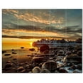 thumbnail image 1 of Sunset Picture Ceramic Tile Mural Kitchen Backsplash Bathroom Shower, 405963-S54, 1 of 3