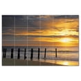 thumbnail image 1 of Sunset Picture Ceramic Tile Mural Kitchen Backsplash Bathroom Shower, 406000-M64, 1 of 3