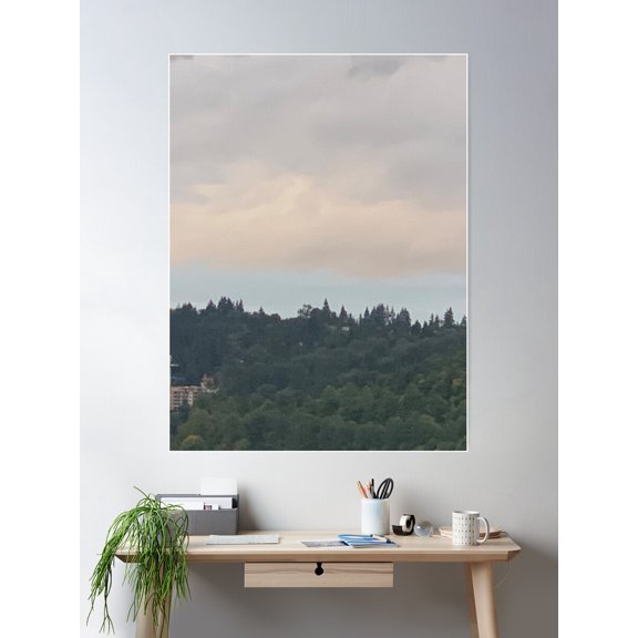 Sunset Poster Wall Art, Modern Wall Decor For Living Room Bedroom, 12x18 UNFRAMED