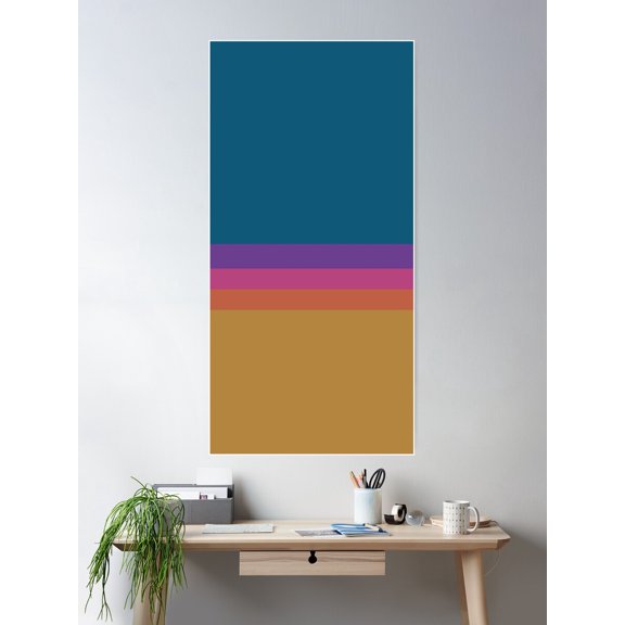 Sunset... Poster Wall Art, Modern Wall Decor For Living Room Bedroom, 24x36 UNFRAMED