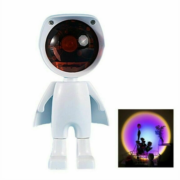 Sunset Projection Night Lights Live Broadcast Background Like Galaxy Projector Atmosphere Rainbow Lamp Decoration For Bedroom-Rainbow