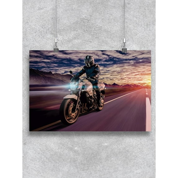 Sunset Ride Poster -Image by Shutterstock