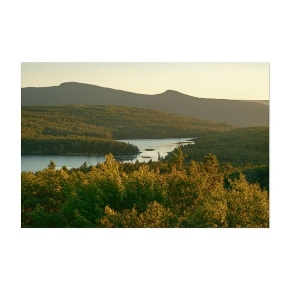 Sunset Rock Views, Catskill Mountains 02 - Hunter New York Photography Landscape Nature Mountain Scenic Forest Autumn Waterfall Unframed Wall Art Print 20 x 28 inches