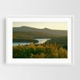 thumbnail image 1 of Sunset Rock Views, Catskill Mountains 02 - Hunter New York Photography Landscape Nature Mountain Scenic Forest Autumn Waterfall White Framed Wall Art Print 5 x 7 inches, 1 of 3