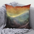 thumbnail image 1 of Sunset Scenery Living Room Sofa Bed Cushion Cover Home Decoration Pillow Case Starry Sky Pillow Case, 1 of 5
