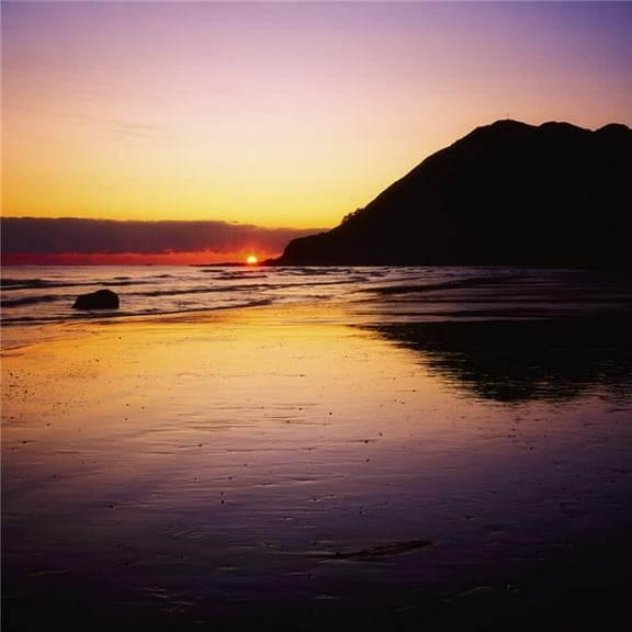 Sunset & Sea Poster Print by The Irish Image Collection, 15 x 15