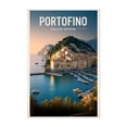 thumbnail image 1 of Sunset Serenity in Portofino - Vintage Travel Poster - Portofino Liguria Italy Illustration Travel Poster Vintage Poster Harbor Coast Architecture Ocean Scenic Unframed Wall Art Print 4 x 6 inches, 1 of 60