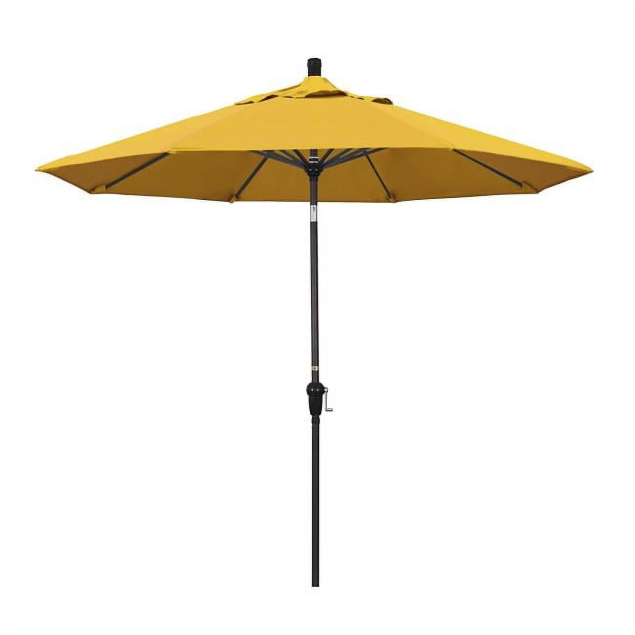 Sunset Series Bronze Patio Umbrella, Yellow - 9 ft. x 8 Ribs - Walmart.com