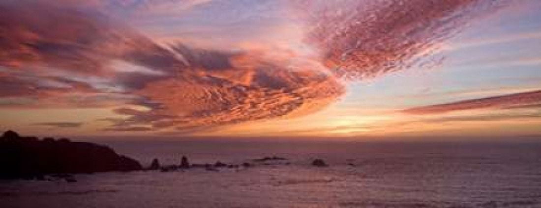 Sunset Sky III Canvas Art - Rita Crane (24 x 48)