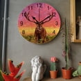 thumbnail image 1 of Sunset Sky Wall Clock, 10 Inch Silent Non Ticking Wall Clocks Battery Operated, Simple Rustic Country Kitchen Clock for Home Decor Art, Easy to Read, 1 of 6