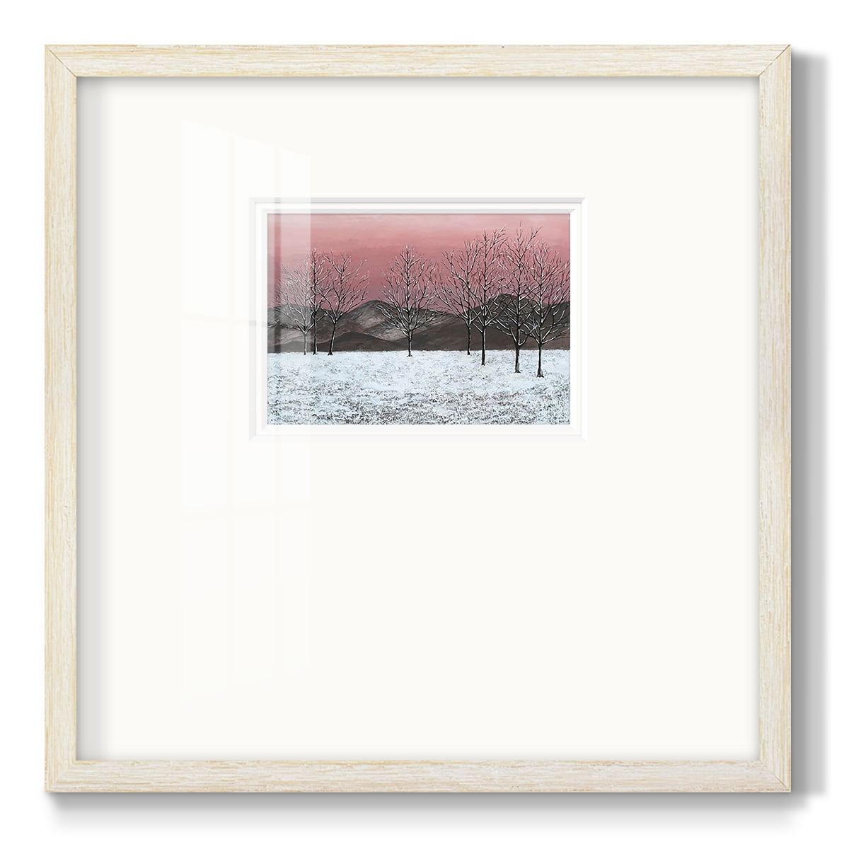 Sunset Snowfall IIPremium Framed Print