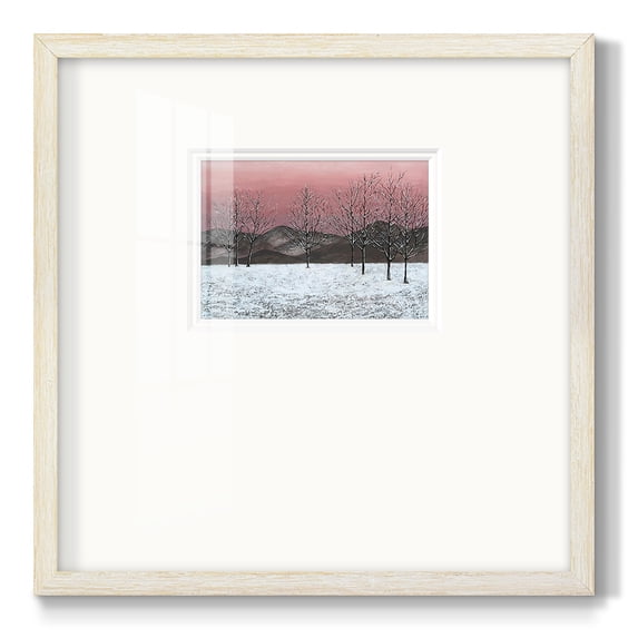 Sunset Snowfall IIPremium Framed Print