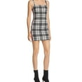thumbnail image 1 of Sunset & Spring Womens Plaid Cocktail Dress, Black, Small, 1 of 1