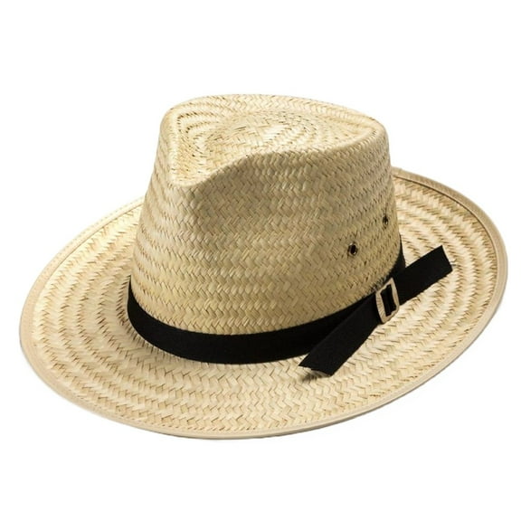 Sunset Straw Hats Sun Hat, Amish-Made Classic Design with Pinched Front, Men's Adult X-Large