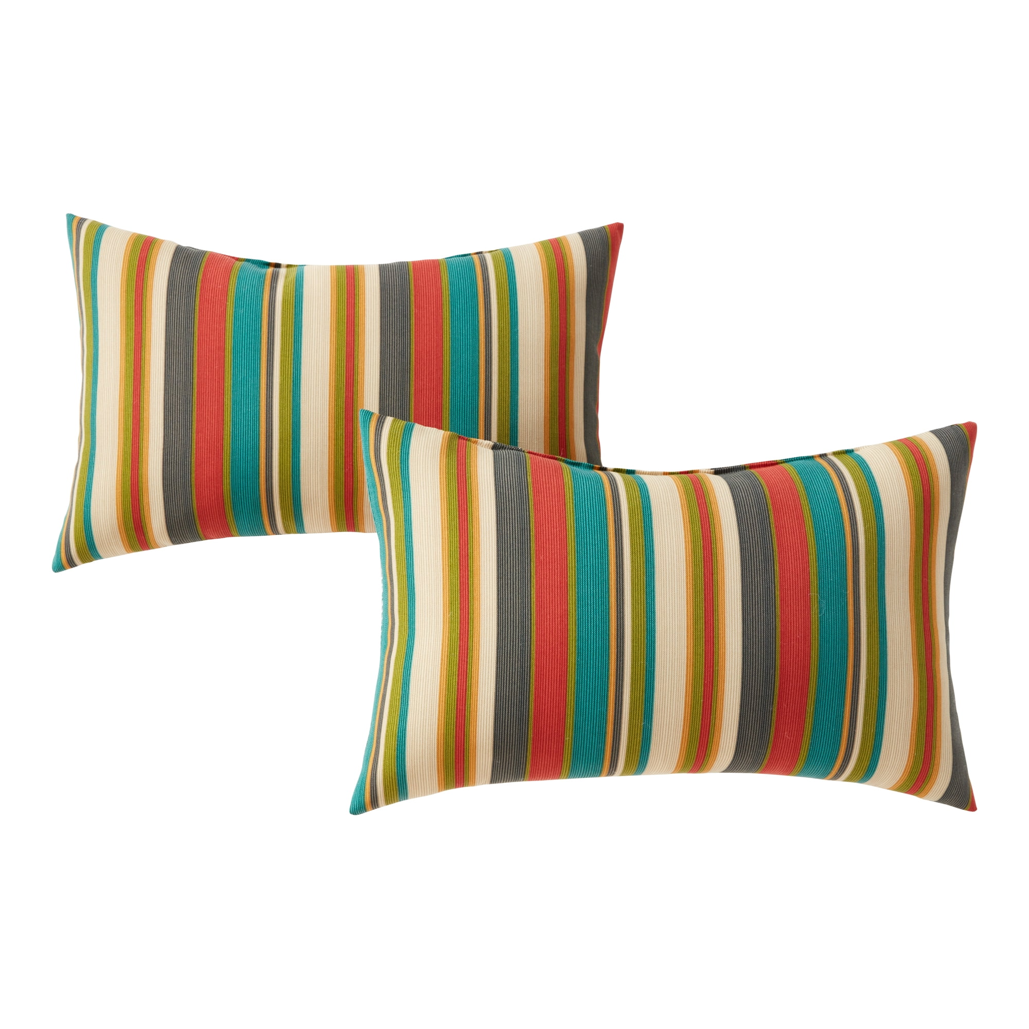 Greendale Home Fashions Outdoor Patio Rectangular Garden Pillows