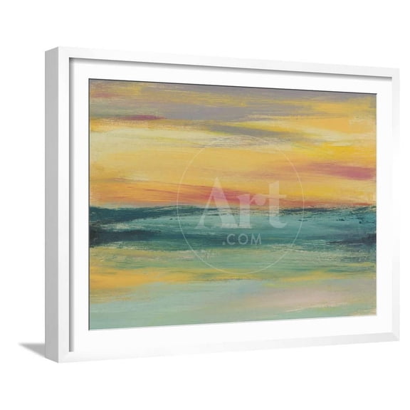Sunset Study III, Abstract Scenic Framed Art Print Wall Art by Jennifer Goldberger Sold by Art.Com