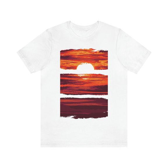 Sunset Summer Designees Amazing Unisex Jersey Short Sleeve Tee