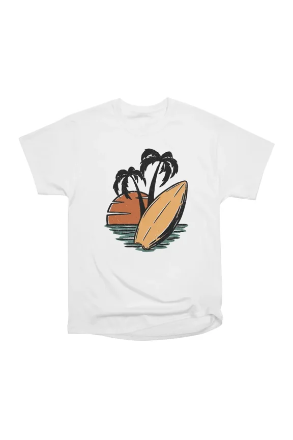 Sunset Surf T-Shirt Tee Gift For Him Merch For Her Apparel For Friend