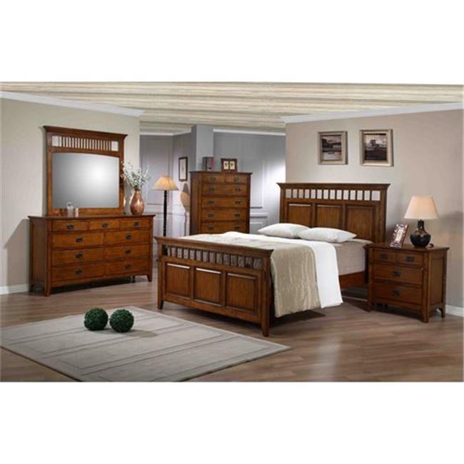 Sunset Trading 45 x 3 x 50 in. Tremont Queen Bedroom Set 5 Piece