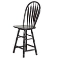 thumbnail image 1 of Sunset Trading Black Cherry Selections 30" Swivel Wood Barstool in Black, 1 of 5