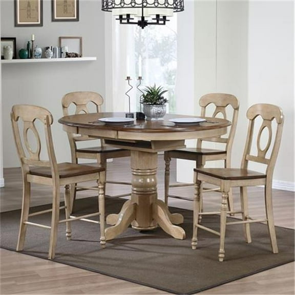 Sunset Trading Brook Round or Oval Extension Pub Table