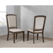 Sunset Trading Cali 10-Piece 96 Rectangular Extendable Wood Dining Set in Brown