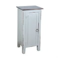 thumbnail image 1 of Sunset Trading Cottage 1 Door Mid-Century Accent Cabinet in Antique Gray Wood, 1 of 2