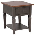 thumbnail image 1 of Sunset Trading Dakota 4PC Rectangle Coffee Table Set w Console Brown Gray Wood, 1 of 10