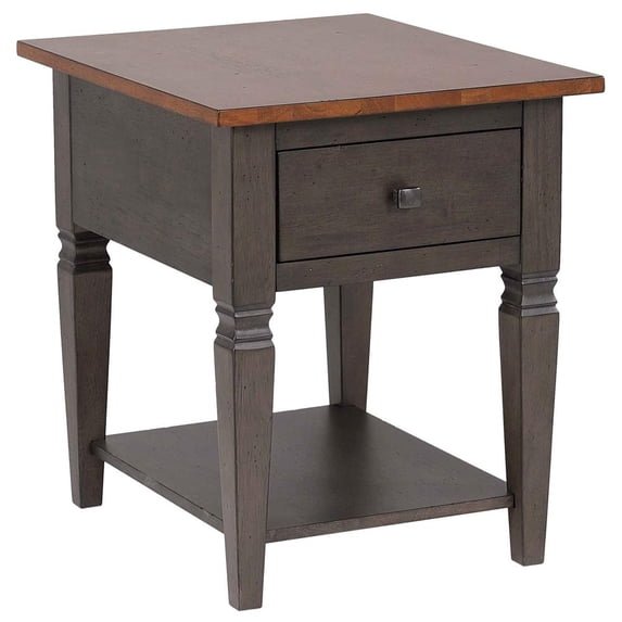 Sunset Trading Dakota 4PC Rectangle Coffee Table Set w Console Brown Gray Wood