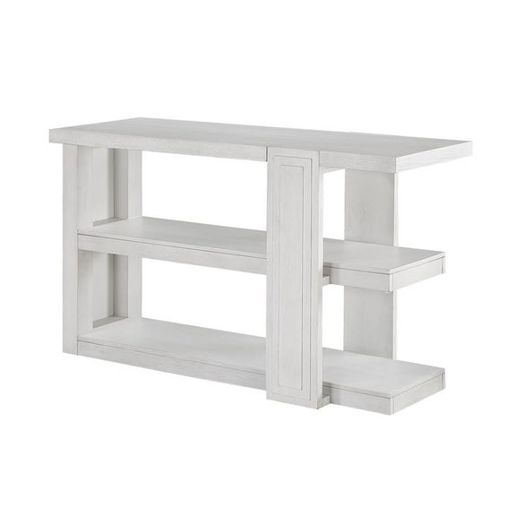 Sunset Trading Dover 30H x 18D x 50 Wide Rectangular Sofa Table with Storage Shelves