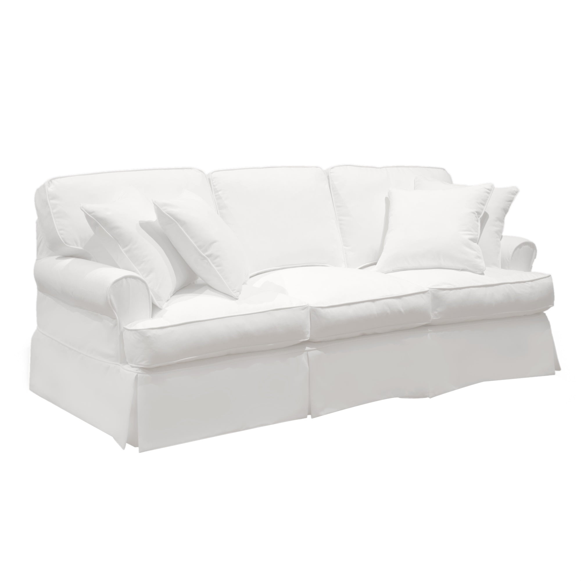 ColorLife Polyester Twill T-Cushion Sofa Slipcover