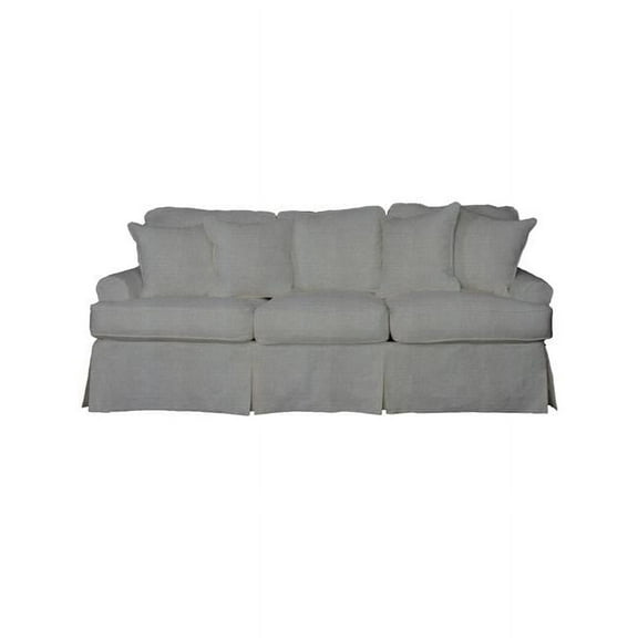 Sunset Trading Horizon Slipcovered Sofa Peyton Slate