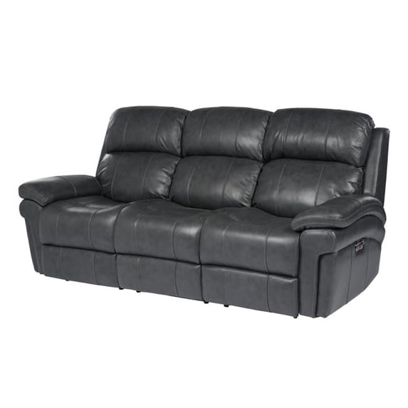 Sunset Trading Luxe Leather Reclining Sofa with Power Headrest