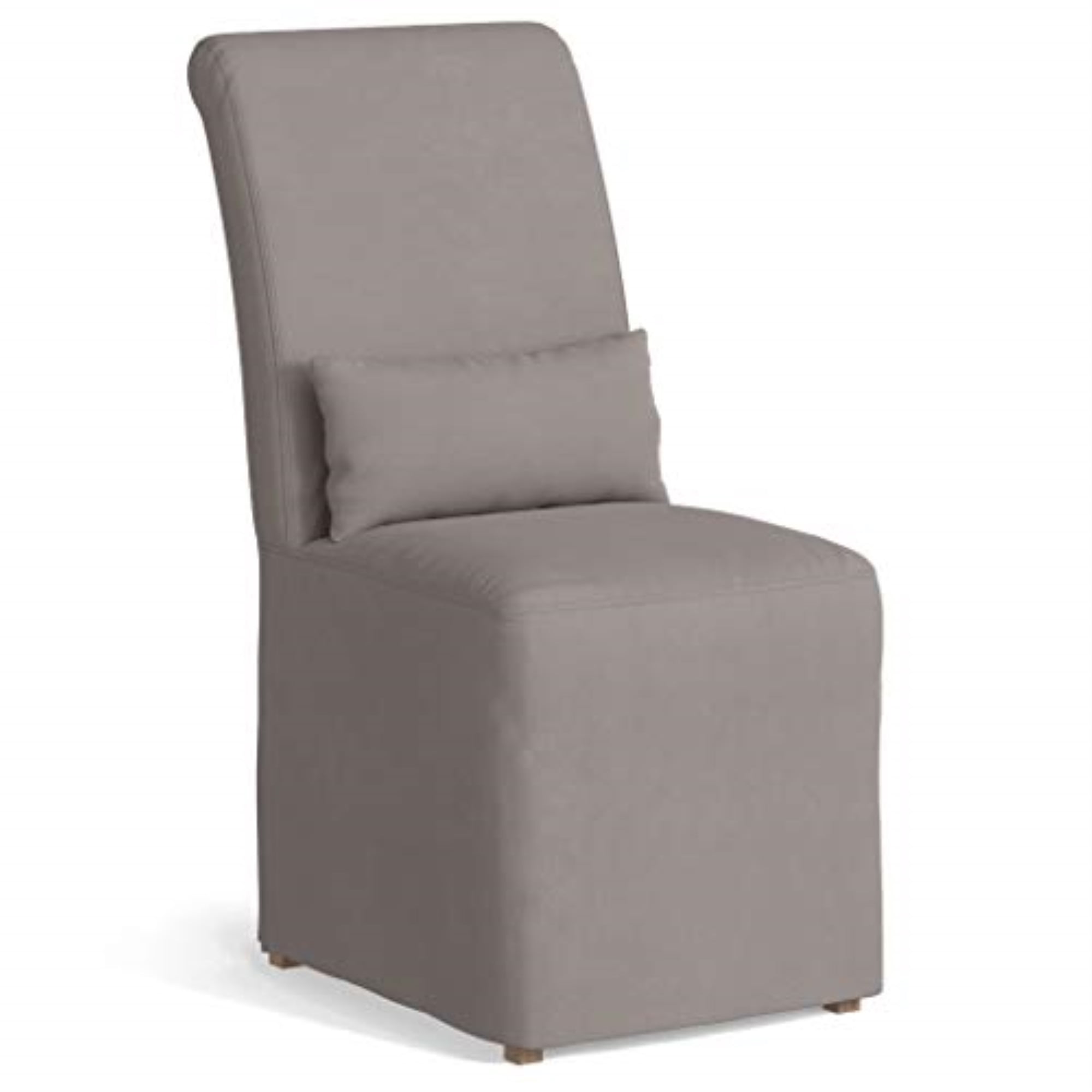 Sonoma Transitional Upholstered Parsons Side Chair in Slate Gray