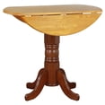 thumbnail image 1 of Sunset Trading Oak Selections 42" Extendable Drop Leaf Wood Pub Table in Nutmeg, 1 of 3
