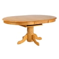 thumbnail image 1 of Sunset Trading Oak Selections 66" Oval Extendable Wood Dining Table in Oak, 1 of 4