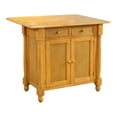 thumbnail image 1 of Sunset Trading Oak Selections Drop Leaf Extendable Wood Kitchen Island in Oak, 1 of 6