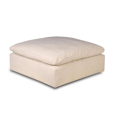 Sunset Trading Puff Collection Slipcover Only for 44 in. Square Modular Ottoman - Tan/Beige