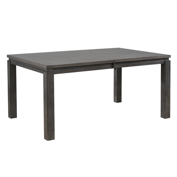Sunset Trading Shades of Gray 9-Piece 82" Extendable Wood Dining Set in Gray