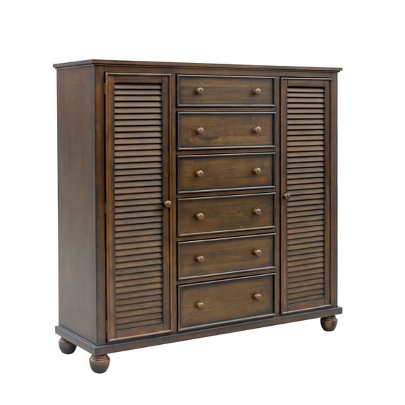 Sunset Trading Bahama Shutter Wood Armoire