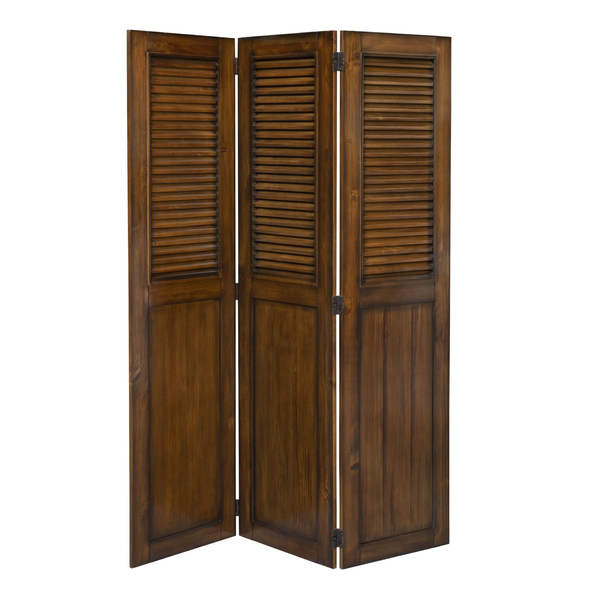 Sunset Trading Shutter Coastal Bahama Wood Room Divider in Tropical ... - Stylish Coastal Room Divider