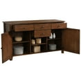thumbnail image 1 of Sunset Trading Simply Brook Transitional Wood Sideboard Server in Amish Brown, 1 of 6