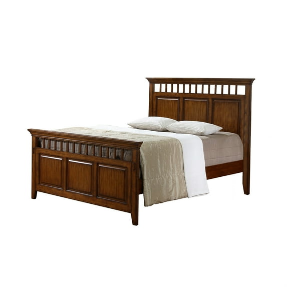 Sunset Trading Tremont Bedroom Queen Bed in Distressed Chestnut Wood