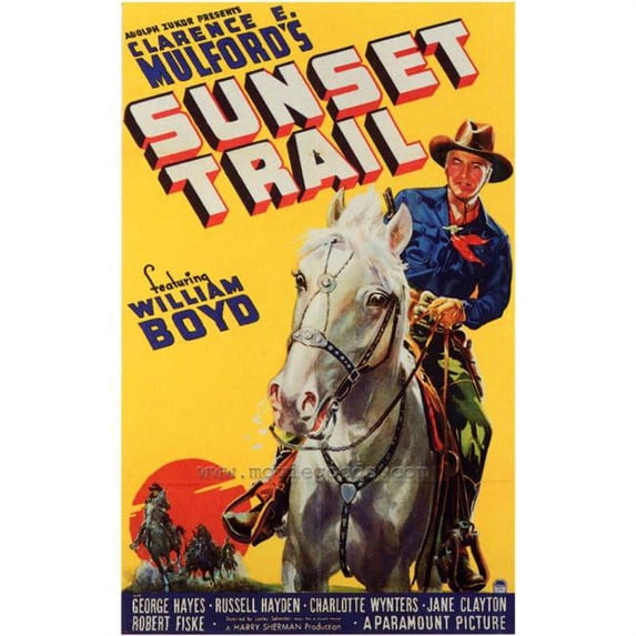 Sunset Trail Movie Poster - 27 x 40 in.