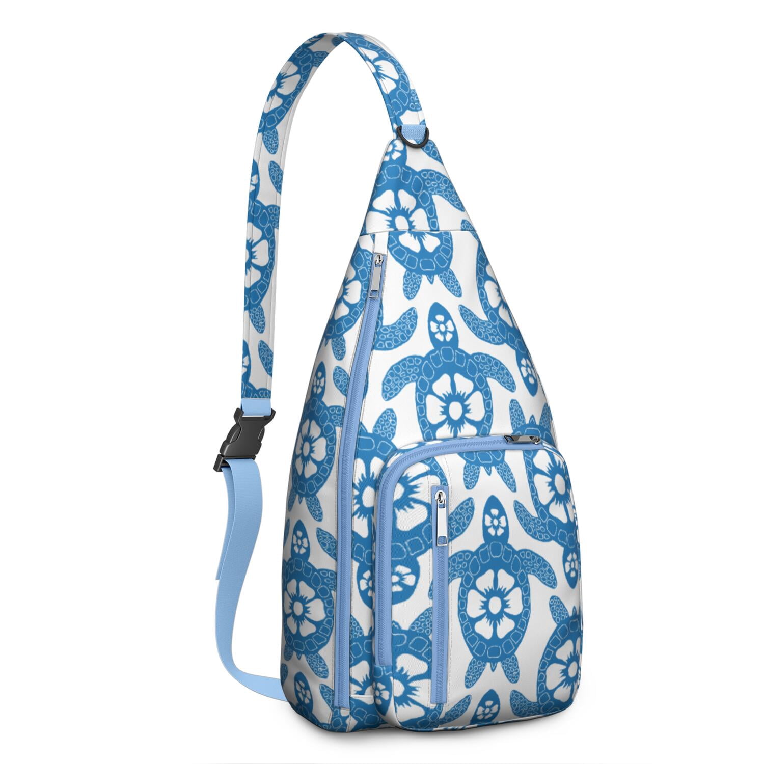 Sunset Turtle Sling Backpack - Tropical Ocean & Beach Print ...