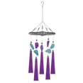 thumbnail image 1 of Sunset Vista Designs 417272 - 17" Purple Sea Glass Wind Chime, 1 of 1