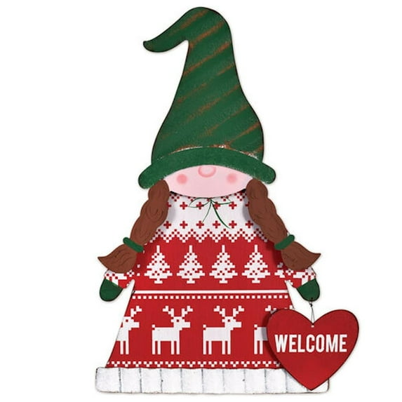 Sunset Vista Designs 420029 - Gnome Girl Sculpture (16386) Christmas Figurine Decorations